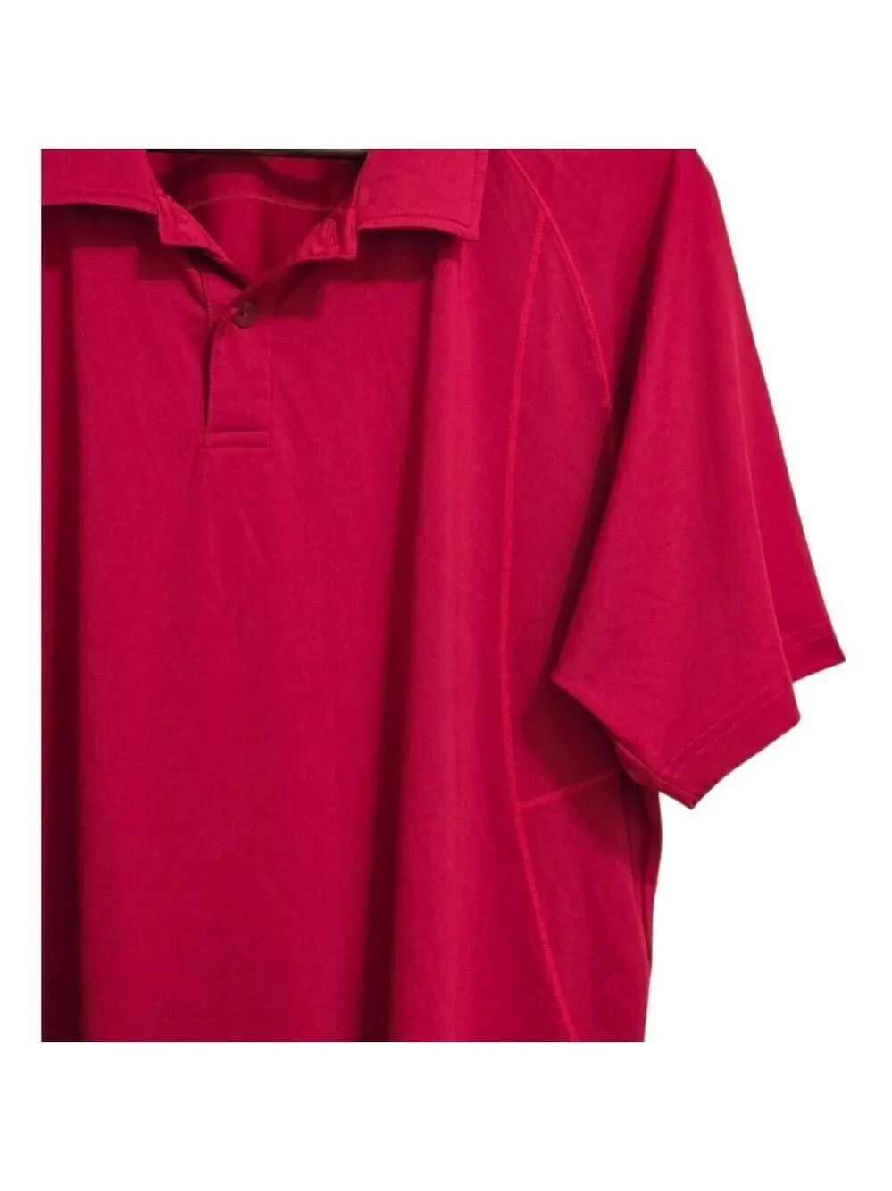 Cutter & Buck Red CBUK Grip Polo Shirt Sz L - Picture 3 of 11